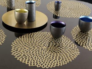 Yacht table settings